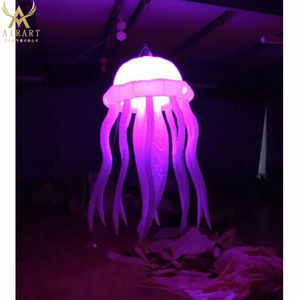 Decoración de fiesta iluminación medusas inflables evento colgante decoración de escenario - Product Image 4