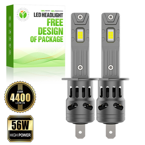 Kit LED compact H1 promotionnel saisonnier Y5C en aluminium aéronautique 56W 4400Lm 12V pour remplacements et échanges de phares à couvercle anti-poussière étanche - Product Image 1