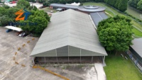 Tente d'arène d'équitation à structure en aluminium avec couverture en PVC imperméable, pour entraînement équestre, exposition intérieure/extérieure et structure de pratique