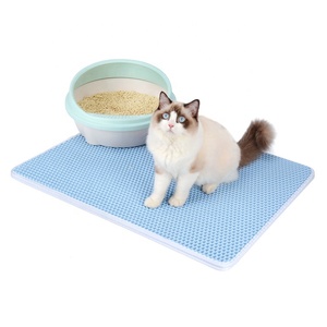Tapis anti-griffures détachable double couche pour chat, pour bac à litière domestique - Product Image 1