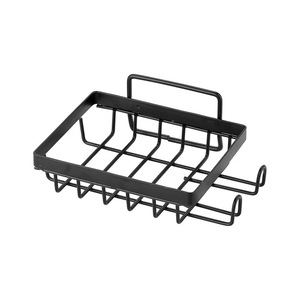 Organizzatore per <span class=keywords><strong>Bagno</strong></span> Moderno in Acciaio Inox Nero, Set da 3 Pezzi, Adesivo <span class=keywords><strong>Salvaspazio</strong></span> Senza Foratura, Mensola Angolare per Doccia - Product Image 3