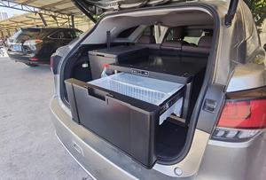 12V 24V nuovo design portatile all'aperto utilizzando 40L cassetto frigorifero per auto frigorifero per roulotte