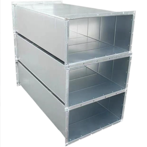 Tuyau de ventilation en fer galvanisé pour climatisation centrale, ventilation de garage, tuyau d'évacuation, plaque en fer angulaire, découpe et pliage de conduits GS SASO - Product Image 1