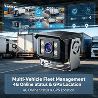 Caméra de camion 4G GPS antivol avec alerte de localisation, vision nocturne 1080P, IP67, sentinelle de stationnement pour fourgon logistique et véhicule commercial
