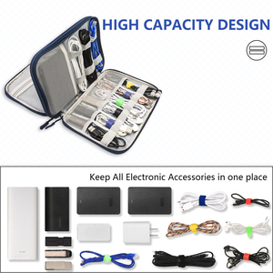 Étui rigide personnalisé pour appareils électroniques de voyage, organiseur de câbles, pochette pour gadgets numériques, batterie externe, écouteurs, livraison en <span class=keywords><strong>48h</strong></span> - Product Image 6