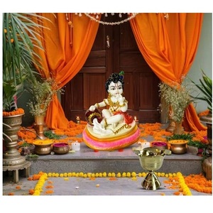 Lámpara de aceite tradicional de latón con forma de rosa Gulab Jyot Diya para Pooja Aarti Mandir, decoración espiritual, Diya hecha a mano para Diwali - Product Image 5