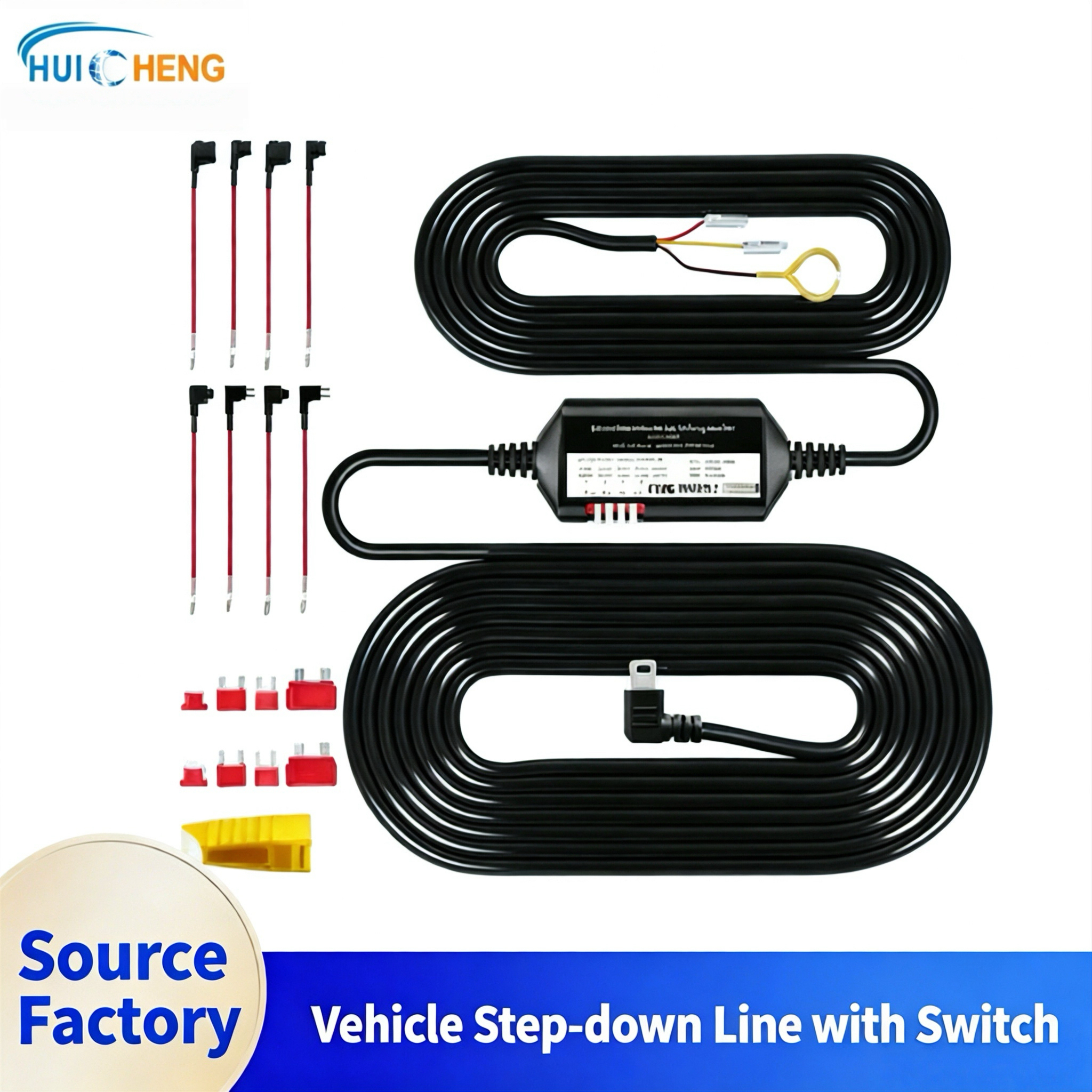 OEM ACC Dash Cam Hardwire Kit 24H Parking Monitor Low Vol Protection Car Dash Cam Power Cable 5V 2A kit Fits for 70Mai Hikvision · image 1