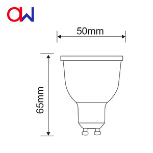 หลอดไฟสปอร์ตไลท์ LED GU10 5W SMD ปรับความสว่างได้ 2700K-6000K AC 100-265V ตัวเรือนพลาสติกและอะลูมิเนียม สำหรับใช้ในบ้าน - Product Image 3