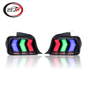 CZJF nouveau feu arrière LED modifié pour Ford <span class=keywords><strong>Mustang</strong></span> 2004 2005 2006 <span class=keywords><strong>2007</strong></span> 2008 2009 RGB clignotants feux de freinage <span class=keywords><strong>prix</strong></span> usine - Product Image 2