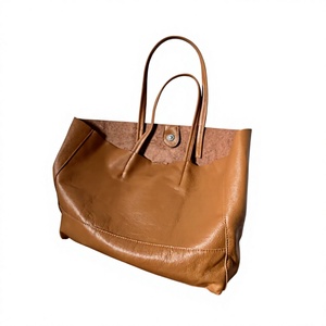 Fashionable 100% Genuine Leather <b>Tote</b> Bag Casual Modern Design Large Capacity Leather Handbags For Women's Shopping Use - Product Image 1