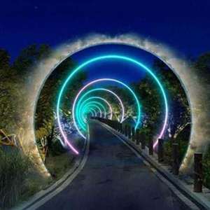Nuovo design natale e Halloween decorazione esterna acqua Spray <span class=keywords><strong>Love</strong></span> Arch con motivo di luce stradale per l'illuminazione del paesaggio - Product Image 4