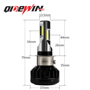 ไฟหน้ารถจักรยานยนต์ LED 6 ด้าน 35W 1500lm ความสว่างสูง ไฟหน้าสำหรับการอัพเกรดแบบดัดแปลงชนิดเลนส์อลูมิเนียม - Product Image 4