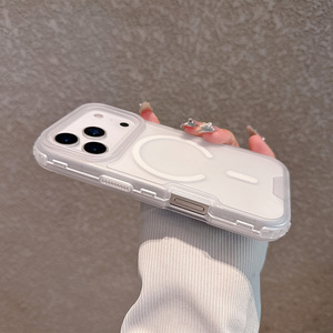 כיסוי מגן משולש רב שכבתי ועמיד במיוחד לאייפון 17 פרו מקס, כיסוי קומבו צבעוני, כיסוי מגנטי מט משולש - Product Image 3