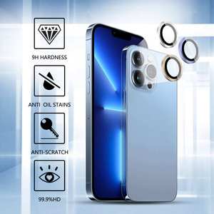 LFD898 New Hot Colorful <strong>Camera</strong> Lens Single Aluminum Alloy Back Film Lens Screen <strong>Protectors</strong> for <strong>iPhone</strong> 12 13 <strong>14</strong> <strong>Pro</strong> Max Mini - Product Image 4