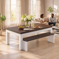Table de billard de salle à manger en bois d'érable massif de haute qualité avec cadre en acier inoxydable, table de billard de 7 pieds personnalisable