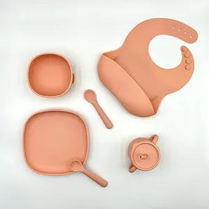 Trẻ em cup bé Silicone sippy cup nhỏ trẻ em rơm cup Hot Bán tùy chỉnh sinh thái thân thiện rò rỉ bằng chứng BPA miễn phí