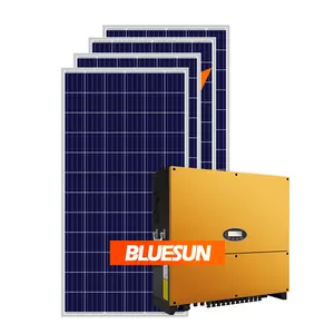 Blueun EPC güneş enerjisi 1 mw güneş santral 5mw 2mw ticari güneş paneli sistemi endüstriyel kullanım