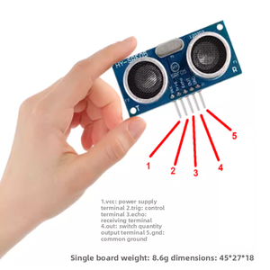 Modulo Sensore a Ultrasuoni HC-SR04 <span class=keywords><strong>per</strong></span> Misurazione Distanza <span class=keywords><strong>per</strong></span> <span class=keywords><strong>Arduino</strong></span> Microbit Raspberry Pi - Product Image 3