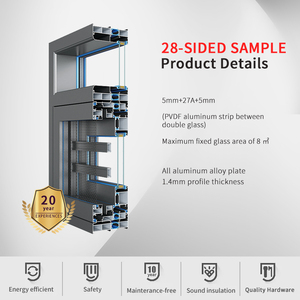 Tùy chỉnh nhôm khung cửa sổ hồ sơ cửa sổ Chất lượng cao bị hỏng cầu hợp kim nhôm cho cửa sổ và cửa hồ sơ - Product Image 3