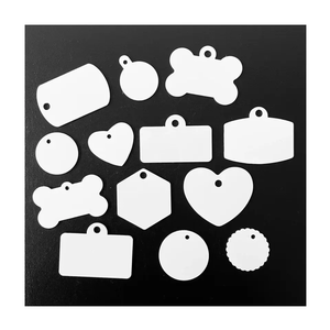 <span class=keywords><strong>2026</strong></span>년 핫셀링 글로스 화이트 알루미늄 염료 승화 도그 태그 블랭크 양면 맞춤형 애완동물 태그 (승화용) - Product Image 2