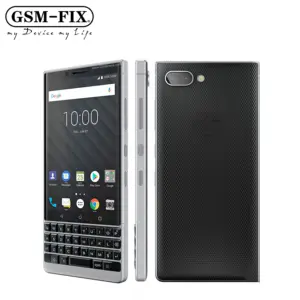 GSM-FIX d'origine pour BlackBerry KEY2 4G LTE 4.5 ''6 GB RAM 64GB ROM Octa Core QWERTY clavier Snapdragon 660 octa-core téléphone portable