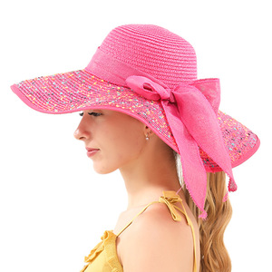 Xu Hướng Mùa Hè Dành Cho Nữ Mũ Rộng Vành Che Nắng Ngoài Trời Mũ Rơm Phụ Nữ Bán Buôn - Product Image 2