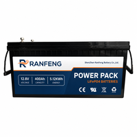 Grosir Pabrik Baterai Lithium LiFePO4 12V 24V 200Ah 400Ah BMS Solusi AC Parkir Truk Kustom
