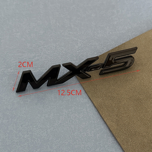 Emblema con Logotipo <span class=keywords><strong>R</strong></span> en Negro Brillante Estilo KZ para <span class=keywords><strong>Mazda</strong></span> Miata MX-5 <span class=keywords><strong>MX5</strong></span> NA NB NC ND, Adhesivo con Letras para Maletero Trasero SKYACTIVD - Product Image 5