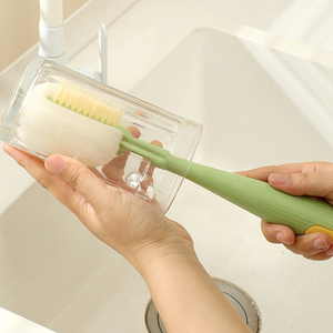 Bottle Washer,<b>Long</b> <b>Handle</b> Cup Brush Cleaner Removable Cups Scrubber Washing <b>Sponge</b> Cleaning Brush For Home Kitchen Cleaning Tool - Product Image 6