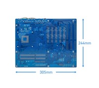 Nueva Placa Base Intel G41 ATX, Socket 775, DDR3, LGA775, con Ranuras ISA, PCI, VGA/DVI, PS2, para Computadora de Escritorio y Control CNC