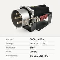 Prise industrielle étanche SFE SF-0642 CEE/IEC IP67 400A 4 broches 3P+N+E 380-415V 3 phases 6H à courant élevé
