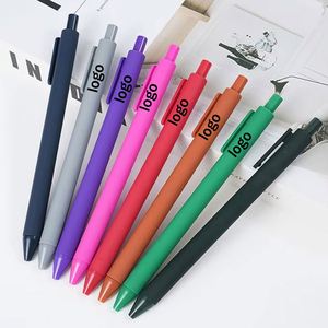 Bolígrafo Neutral con Logotipo Personalizado, Bolígrafo de Gel Retráctil Tipo Macaron, Bolígrafo de Firma con Adhesivo en Aerosol para Promociones Publicitarias - Product Image 1