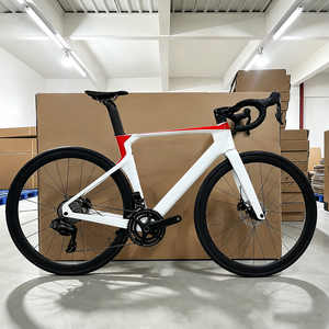 FLM R5pro Vollcarbon-Rennrad 700C 24-Gang SENSAH Hydraulische Scheibenbremse <span class=keywords><strong>T47</strong></span> <span class=keywords><strong>BB</strong></span> Steckachse 9,3kg Carbon-Lenker Aero-Rennfahrrad - Product Image 2