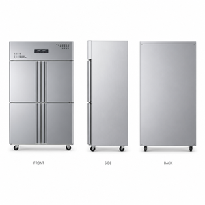 Refrigerador Comercial Vertical de Acero Inoxidable de <span class=keywords><strong>4</strong></span> Puertas para Cocina - Product Image 4