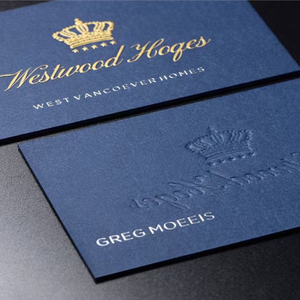 थोक कस्टम लक्जरी की मौत ने लोगो के साथ मुद्रित मोटे पेपर बिजनेस कार्ड - Product Image 6