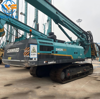 Foreuse rotative Sunward SWDM260 d'occasion avec pompe et moteur, profondeur 69/54m, garantie 1 an, pour la construction urbaine et les immeubles de grande hauteur