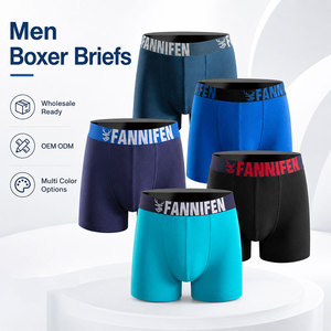 Ropa Interior Masculina al por Mayor, Personalizada con Logotipo, Transpirable, de Secado Rápido, Antibacteriana, de Color Sólido, Cómoda y Agradable al Tacto - Product Image 4
