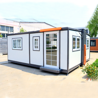 Maison préfabriquée pliable 20 pieds Petite maison pliable Une salle de bain Conception à la demande