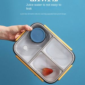 Student <b>Compartment</b> <b>Lunch</b> <b>Box</b> Microwaveable Office Worker Light Meal Salad <b>Lunch</b> <b>Box</b> <b>With</b> Cutlery Bento <b>Box</b> - Product Image 5