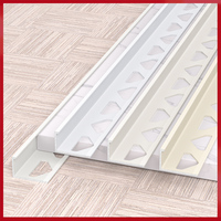 Fournisseur fiable Bords de carrelage en aluminium garnis Bande profilée de transition Garniture de bord de carrelage pour la décoration d'hôtel