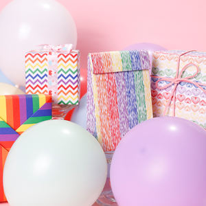 Wholesale High Quality Disposable Printed Birthday <b>Tissue</b> Rolls Rainbow Packaging <b>Wrapping</b> <b>Paper</b> Roll Superior Craftsmanship - Product Image 1