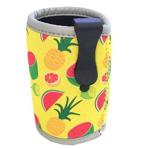 RYO 3/5mm Neoprene Waterproof Insulated Thermal Portable Beer Can Sleeve & <b>Bottle</b> Cooler Stubby Holder with Belt Clip - Product Image 2