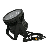 Projecteur PAR 18 LED pleine couleur étanche IP65 pour éclairage de scène extérieure, mariages et spectacles en extérieur