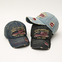 Gorra de Béisbol Unisex con Diseño Retro del 250 Aniversario de EE. UU., Ajustable, Bordada, con Temática Patriótica