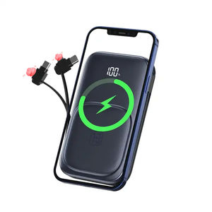 Nuevo Diseño 2023, Banco de Energía Magnético Q7 de 22.5W y 20000MAH, <span class=keywords><strong>Cargador</strong></span> Inalámbrico Magnético con Pantalla LED para Laptop <span class=keywords><strong>Mac</strong></span> - Product Image 5