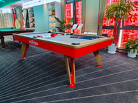 Table de billard en bois massif de luxe sur mesure, simple et élégante, pour jeu en intérieur, taille complète 7ft 8ft 9ft