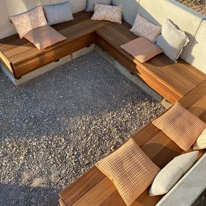 Banc en <span class=keywords><strong>bois</strong></span> massif de qualité supérieure pour l'extérieur, villas, piscine - Product Image 5