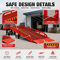 Rampe de chargement mobile portable pour camions, rampe de quai hydraulique pour conteneurs
