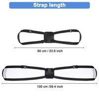 Sangle de bagage en nylon JIANJI, ceinture élastique durable, légère et pratique pour valises, sacs supplémentaires, voyage facile et sécurisé