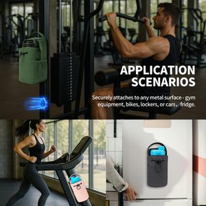 Proveedor de Fábrica, Nuevo Diseño Personalizado, Bolsa de Gimnasio Magnética de Liberación Rápida para Hidratación con Porta Botella de Agua - Product Image 5